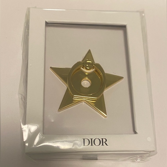 NIB Dior Gold Star Smartphone Ring - Picture 5 of 5